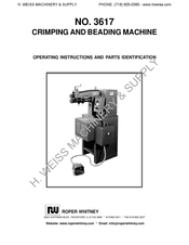 Roper Whitney 3617 Operating Instructions And Parts Identification