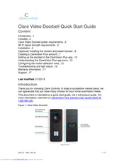 Clare Controls CLR-CVP-B2DB50-ODIW Quick Start Manual