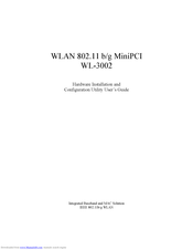 HL-Tech WL-3002 Hardware Installation And Configuration Utility User Manual