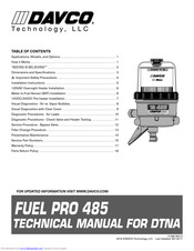 Davco FUEL PRO 485 Technical Manual