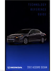 Honda Accord Sedan 2012 Technology Reference Manual