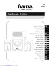 Hama uRage Soundz 2.1 Revolution Operating Instructions Manual