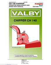 Farmi Forest Corporation VALBY CH 140 Operation, Maintenance And Spare Parts Manual