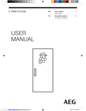 Aeg RWE72101DB User Manual