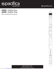 Pacifica AHN3 Calibre Treo Installation Instructions Manual