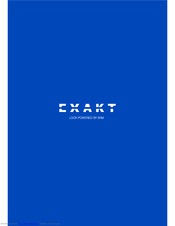 SRM EXAKT Manual