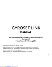 Now Technologies Gyroset Link Manual