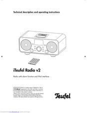 Teufel iTeufel Radio v2 Technical Description And Operating Instructions