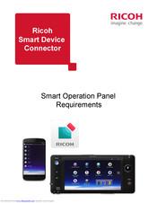 Ricoh Smart Operation Panel Manual