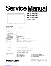 Panasonic TH-65PHD8BK Service Manual
