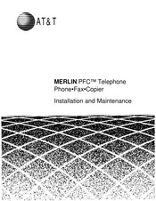 AT&T MERLIN PFC Telephone Installation And Maintenance Manual