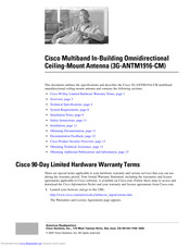 Cisco 3G-ANTM1916-CM Manual