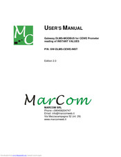 MARCOM GW-DLMS-CEWE-INST User Manual