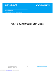 COBHAM GR716-BOARD Quick Start Manual