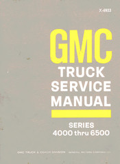 GMC 4000 Series Service Manual