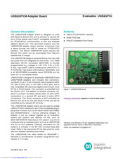 Maxim Integrated USB2GPIO Manual