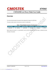 CMOSTEK CMT2219B User Manual