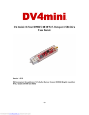 DV Development Group DV4mini D-STAR User Manual