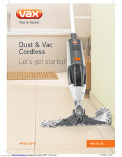 Vax Dust & Vac Cordless HF86-DV-B Instructions Manual