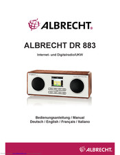 ALBRECHT DR 883 Manual