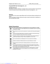 Haier FC500 TATA User Manual