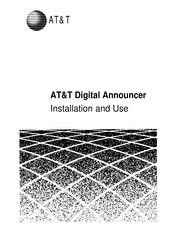 AT&T Digital Announcer Installation And Use Manual