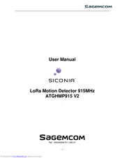 SAGEMCOM Siconia LoRa ATGHMP915 V2 User Manual