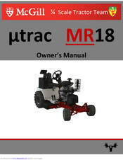 McGill utrac MR18 Owner's Manual