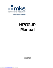 mks HPQ2-IP Manual