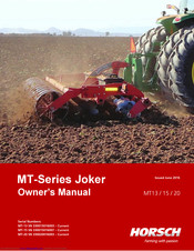horsch Joker MT-Series Owner's Manual