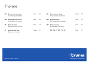 Truma Therme Operating Instructions Manual