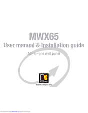 AUDAC MWX65/W User Manual & Installation Manual