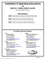 Dixon BAYCO 4042RD Installation & Operating Instructions Manual