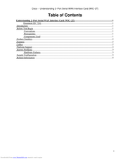 Cisco WIC-2T Quick Start Manual