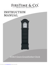 FirsTime Gears Grandfather Clock Instruction Manual