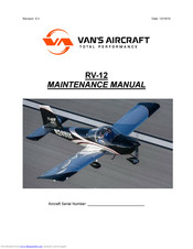 Van's Aircraft RV-12 Maintenance Manual