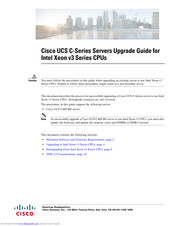 Cisco UCS C460 M4 Upgrade Manual