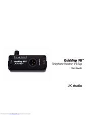 JK Audio QuickTap IFB User Manual