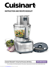 Cuisinart Elemental FP-13DC Series Instruction And Recipe Booklet