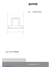 Gorenje BHC532X Instruction On Mounting And Use Manual