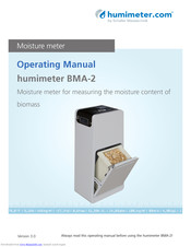 humimeter.com BMA-2 Operating Manual