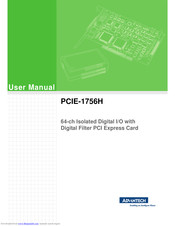 Advantech PCIE-1756H User Manual