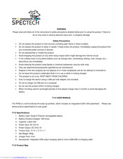 Spectech T112 User Manual