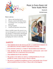 Music in Every Room Tenor Audio Mirror Manual