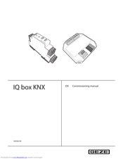 GEZE IQ box KNX Commissioning Manual