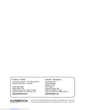 Kambrook KEB435 Instruction Booklet