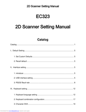 Gems EC323 Setting Manual
