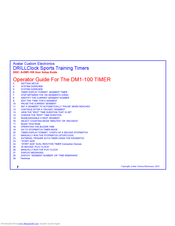 Avatar DM1-100 Operator's Manual