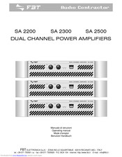 Fbt SA 2200 Operating Manual