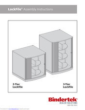 Bindertek Dealer Solutions 3-Tier Lockfile Assembly Instructions Manual